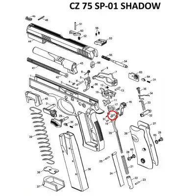 CZ 75 SP-01 / Shadow2 / TS Hammer Pin
