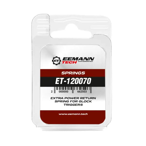 Eemann Tech Extra Power Return Spring for Glock Triggers