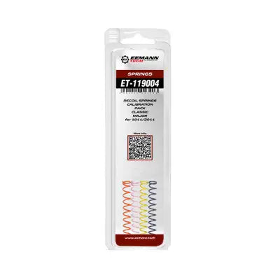 Eemann Tech Recoil Springs Calibration Pack CLASSIC MAJOR for 1911/2011