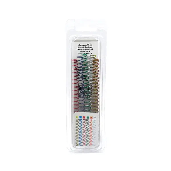Eemann Tech Recoil Springs Calibration Pack for GLOCK 17-22-34-35