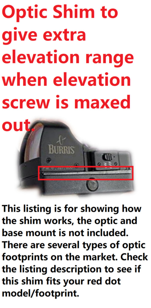 ADE Advanced Optics - 1 Degree Delrin Optic Shims