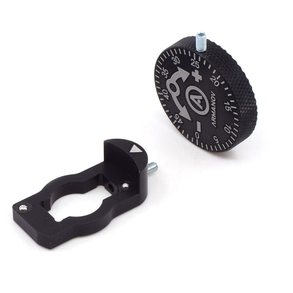 Armanov Clickable Powder Thrower Adjustment Knob for Dillon
