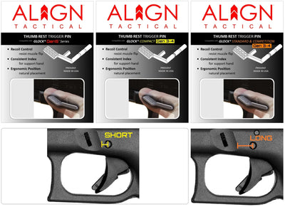 Align Tactical - GLOCK Thumb Rest Trigger Pin (GEN 5/6)