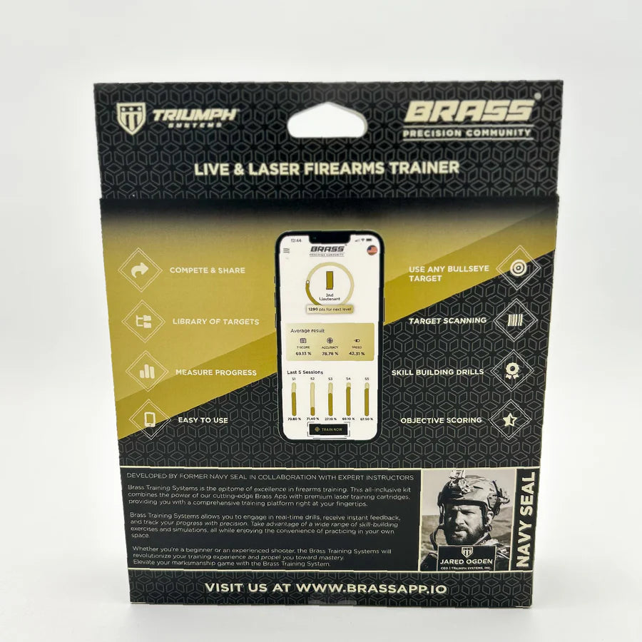 Triumph Systems Brass Dry Fire Laser Training System