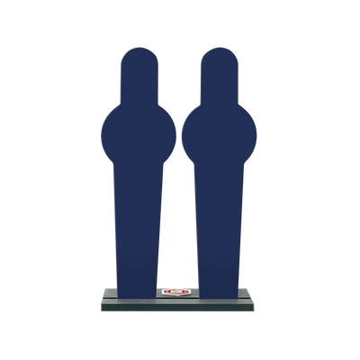 Range Junkie Dry Fire System – 1/3 Scale Popper Set (USPSA)