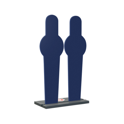 Range Junkie Dry Fire System - 1/6 Scale Popper Set (USPSA)