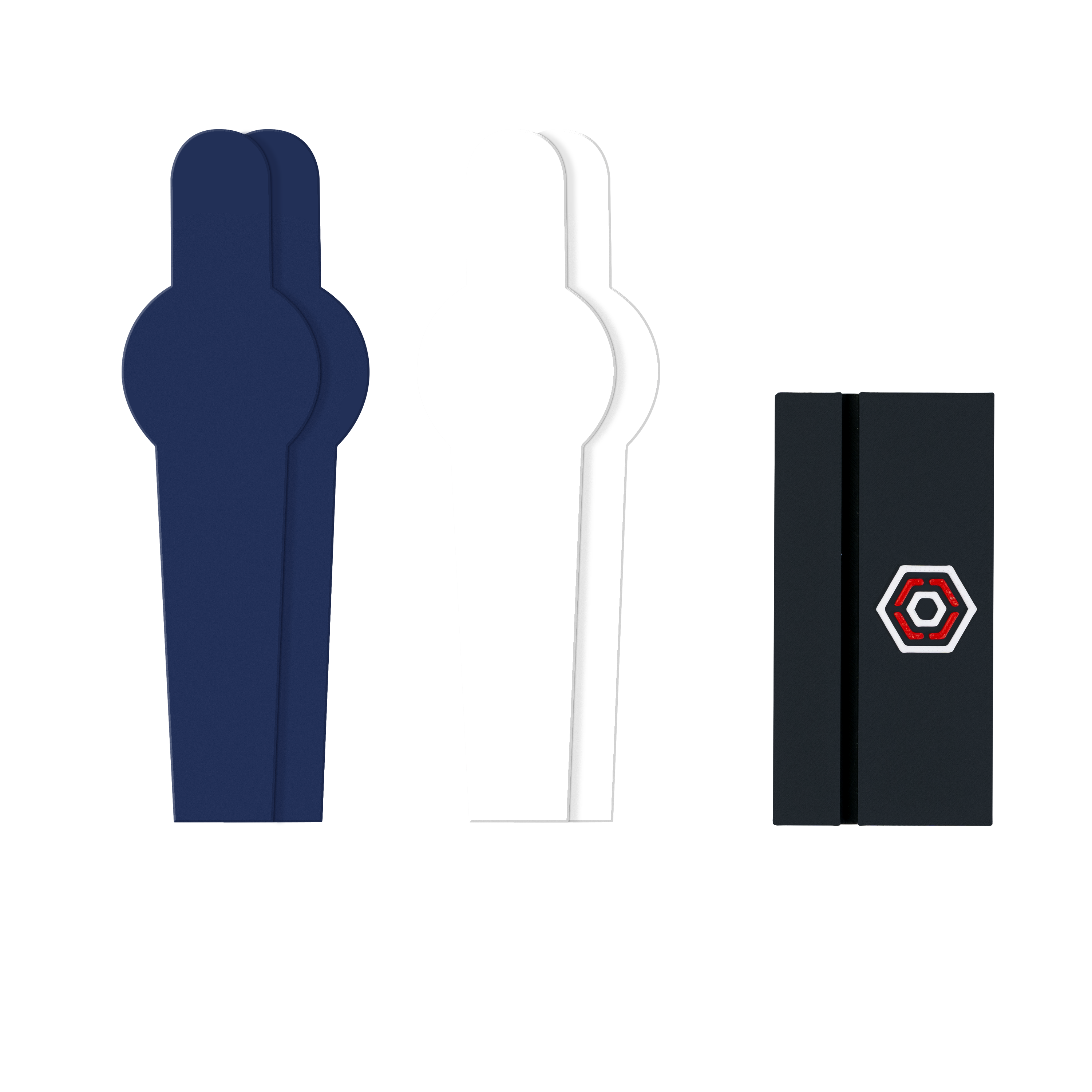 Range Junkie Dry Fire System – 1/3 Scale Popper Set (USPSA)