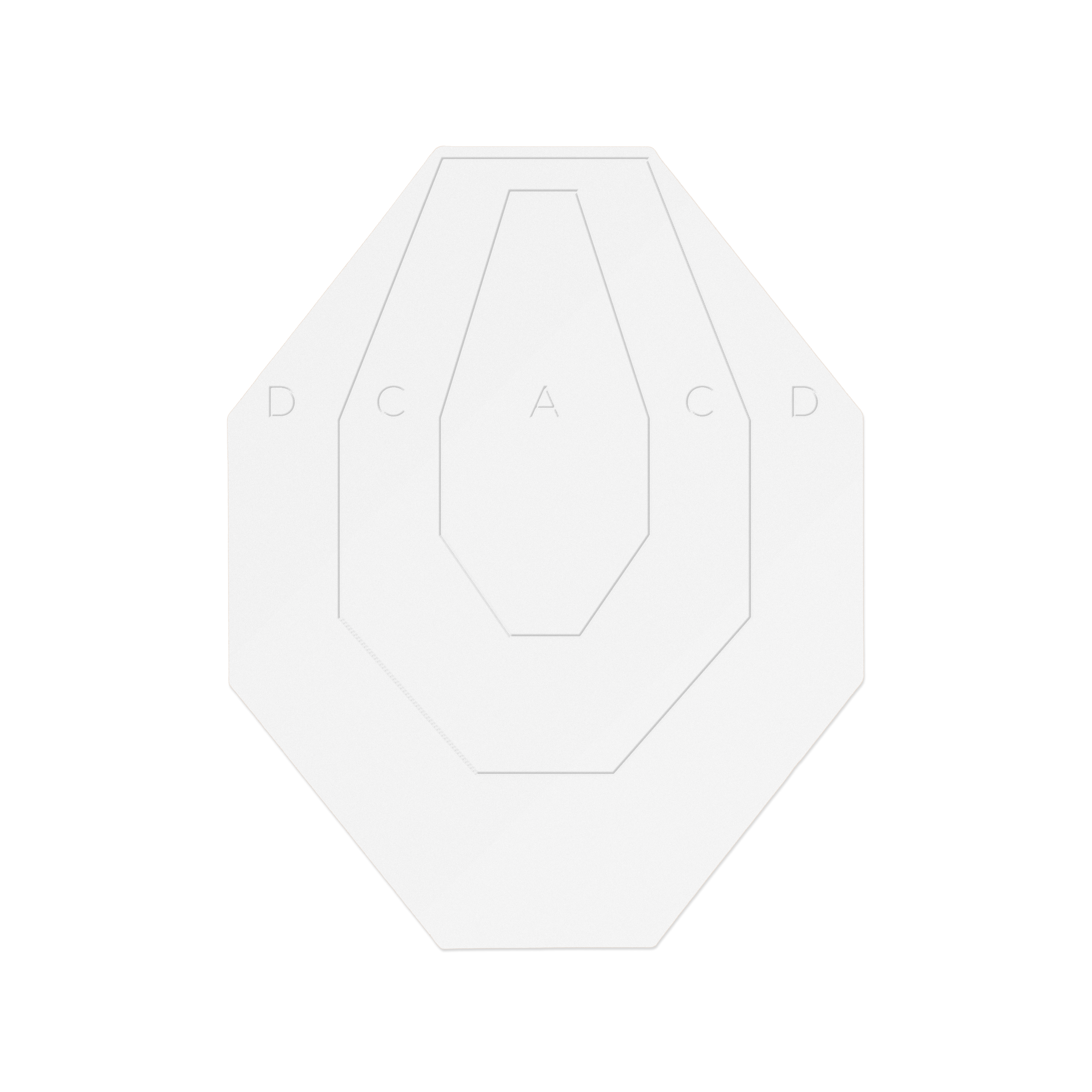 Range Junkie Dry Fire System - 1/3 Scale No-Shoot Target (IPSC)