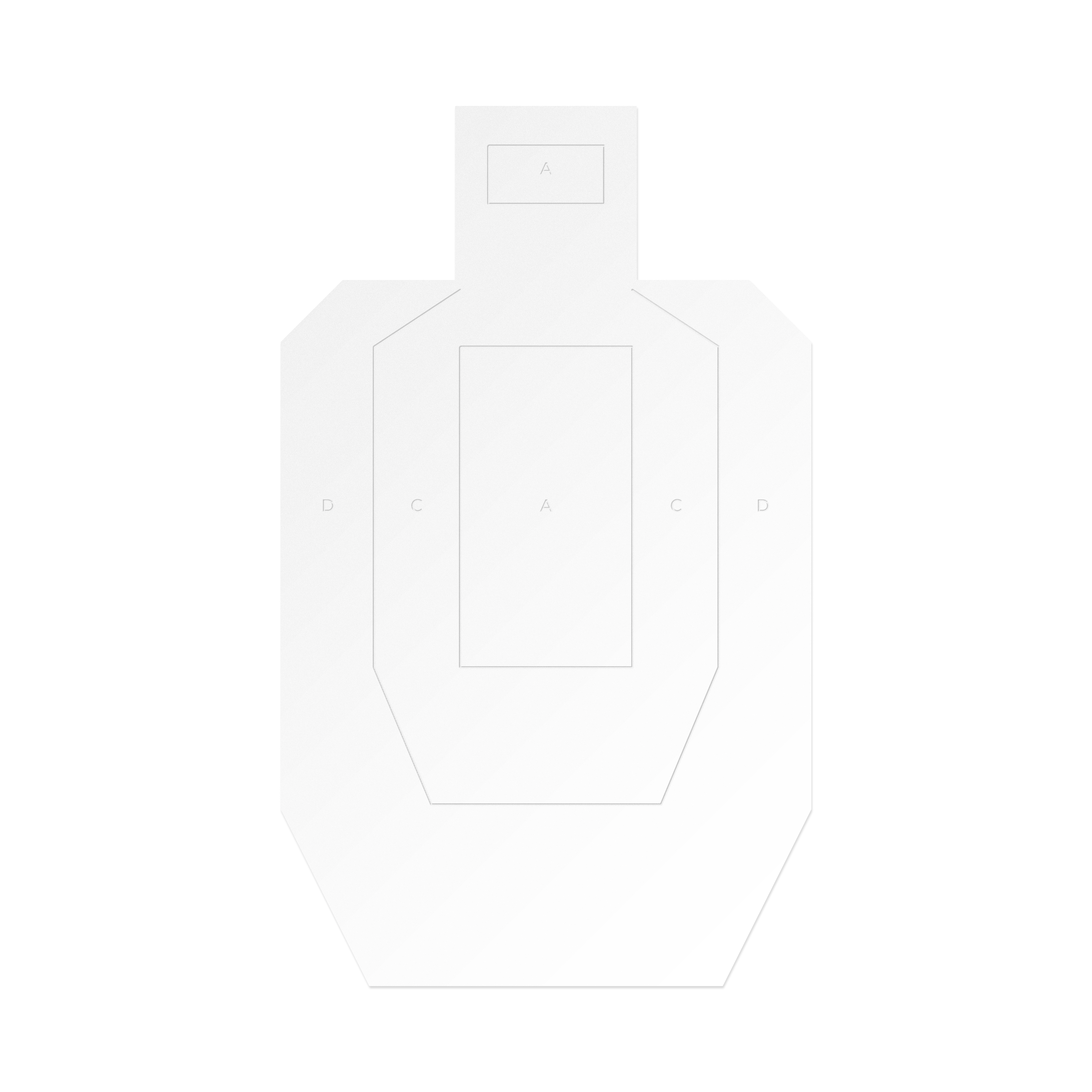 Range Junkie Dry Fire System – 1/6 Scale No-Shoot Target (USPSA)