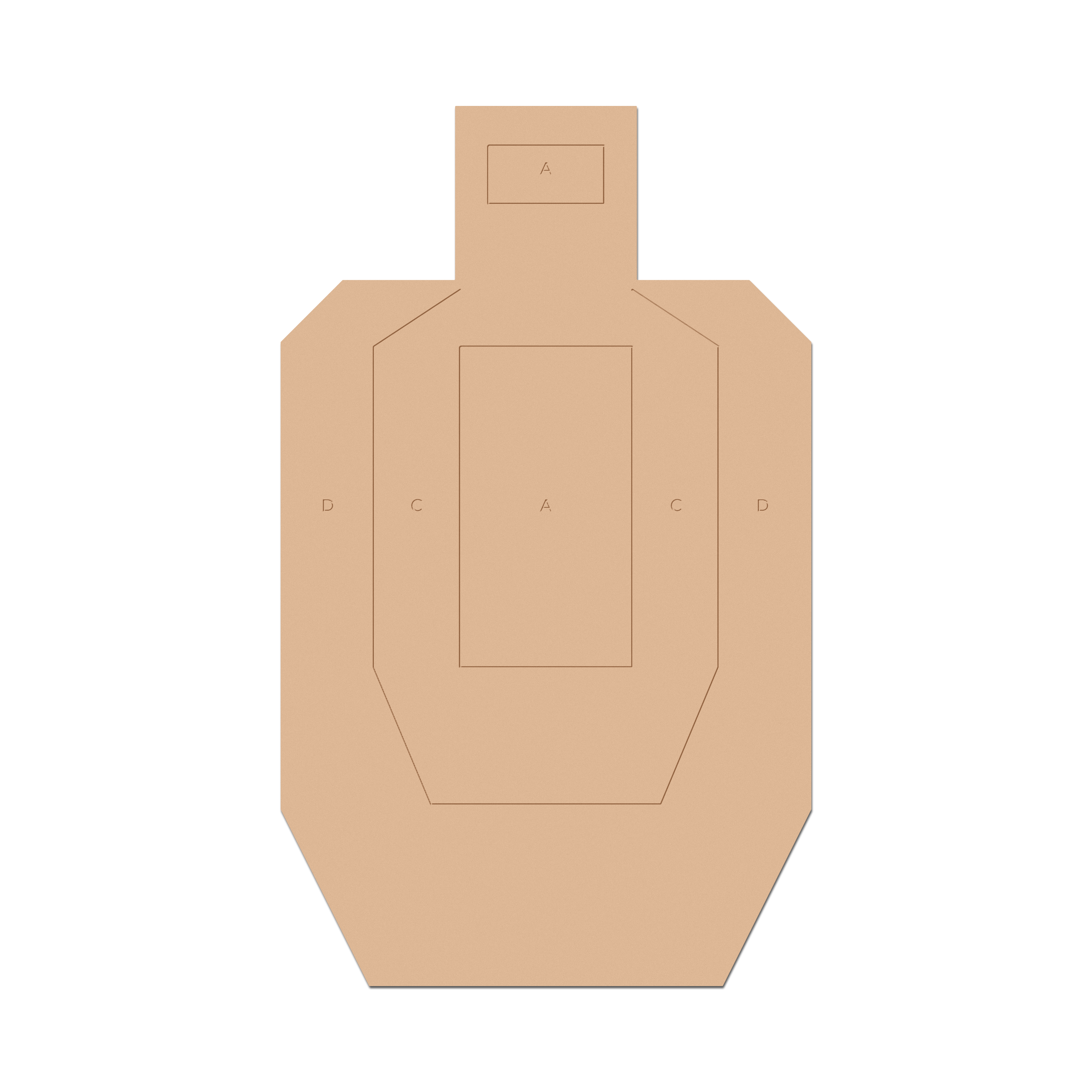 Range Junkie Dry Fire System – 1/3 Scale Target (USPSA)