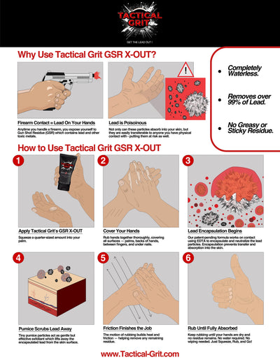 Tactical Grit - GSR X-Out Hand Wash - 1 Gallon Jug