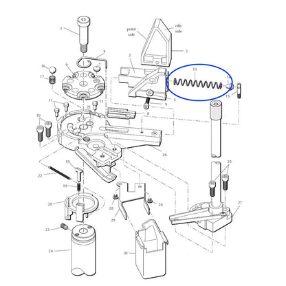 Eemann Tech Case Insert Slide Spring 13937 for Dillon XL650/XL750