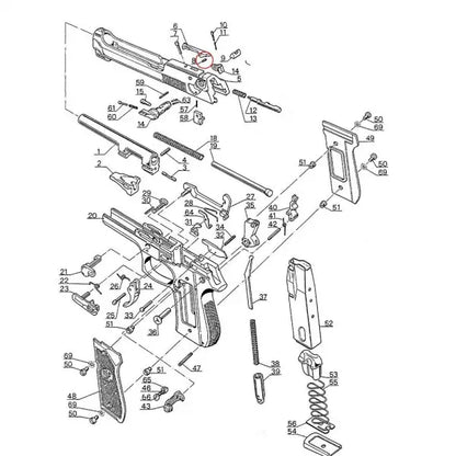 Eemann Tech Extractor Spring for Beretta 92/96/98