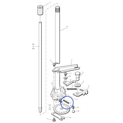 Eemann Tech Locator Tab Spring 13624 for Dillon XL650 / 750 / 1050 / 1100