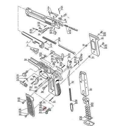 Eemann Tech Magazine Catch Spring for Beretta 92/96/98