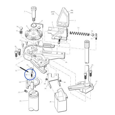 Eemann Tech Pawl Spring 13938 for Dillon XL650/XL750