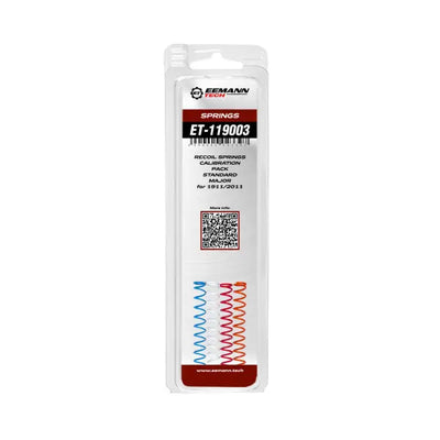 Eemann Tech Recoil Springs Calibration Pack STANDARD MAJOR for 1911/2011