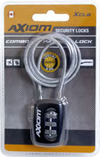 Axiom XCL8 Combo Padlock
