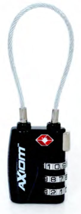 Axiom XCL9 Combo Padlock